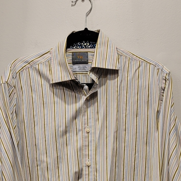 Thomas Dean Button Up Shirt - L - Picture 8 of 8